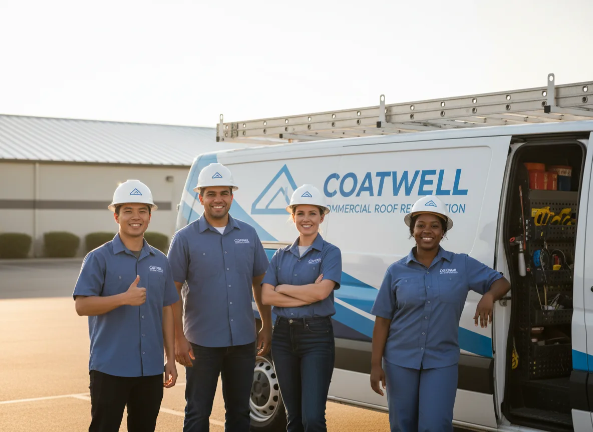Commercial roof coating company in Johnsonville, NY